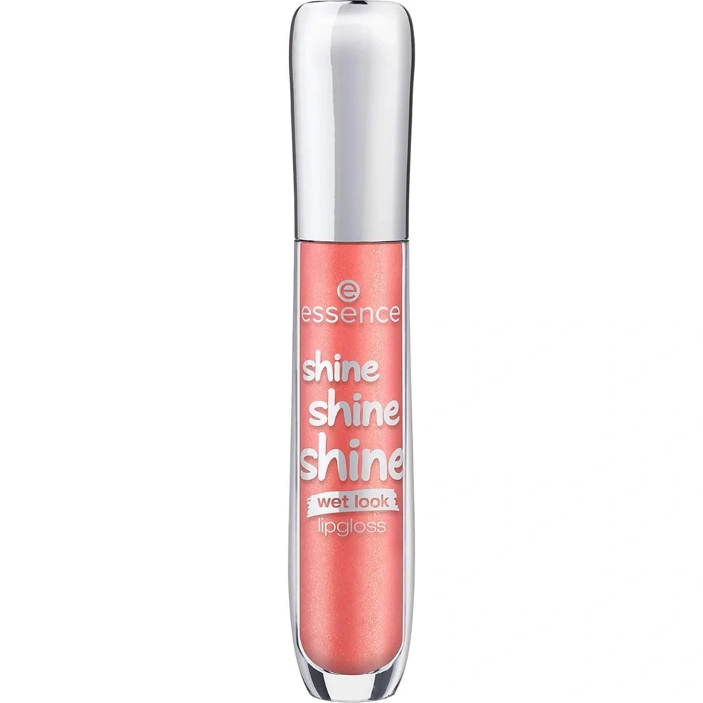 Essence Shine Shine Shine Lip Gloss 22 Peaches and Cream Pink Shiny Gloss NEW
